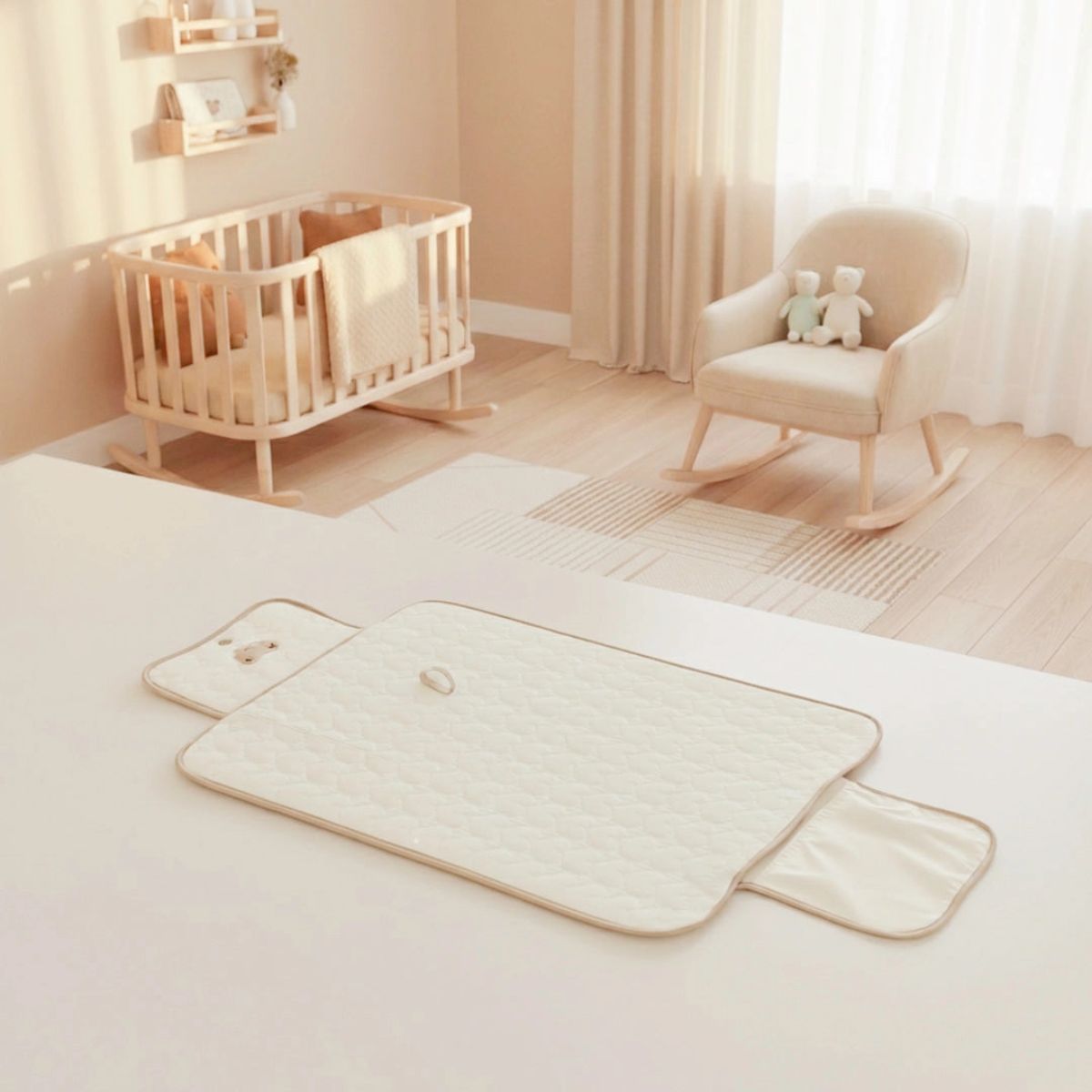 Trocador de Fraldas Portátil Bear - Comfortable and Supportive Changing Surface